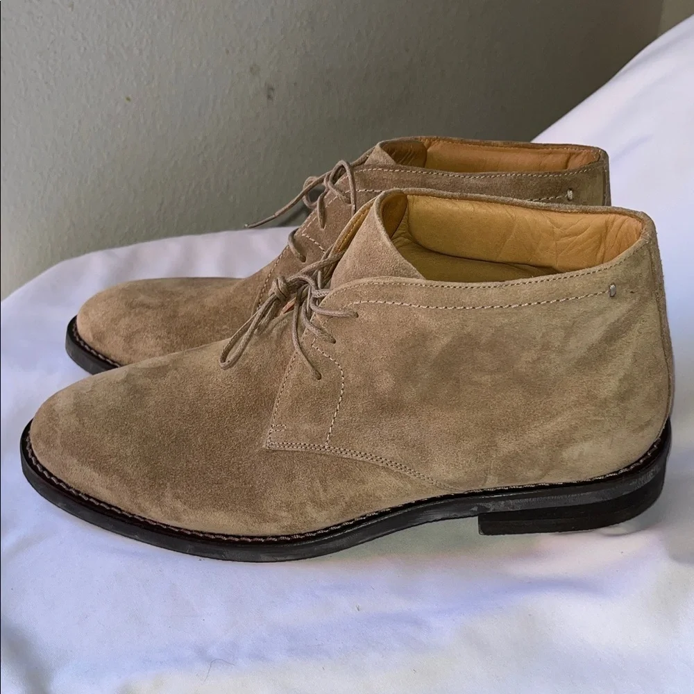Flag Ltd Men's Classic Tan Suede Boots